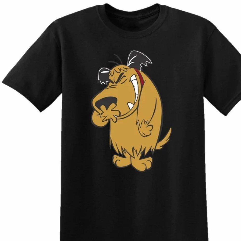 Muttley Dog Tee Shirt, Retro Style Tv Series Muttley Funny Cartoons Tee Shirt